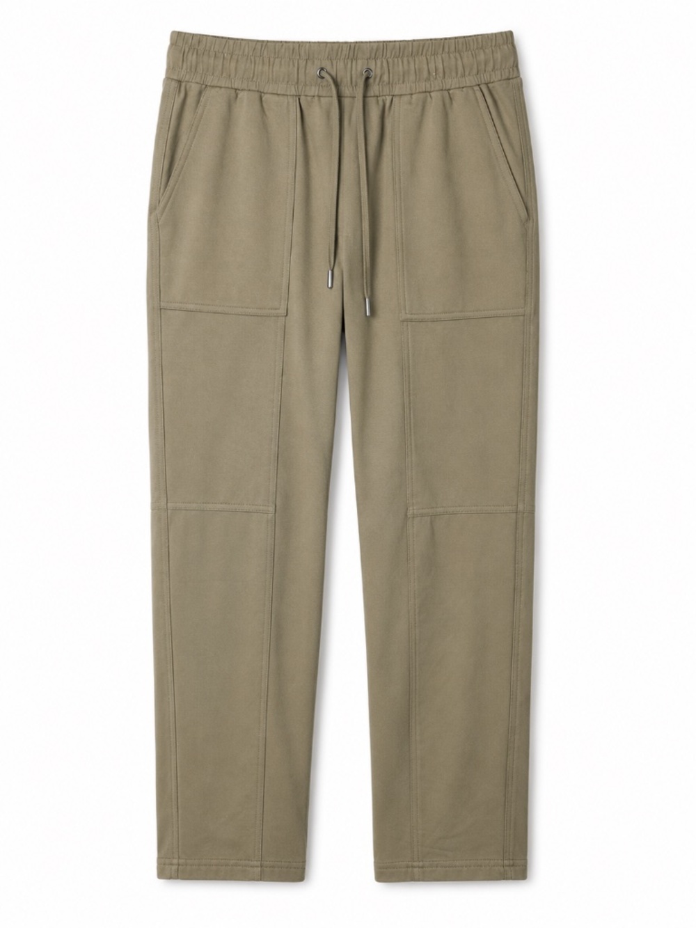 Mondetta Tan Pull On Travel Pants Small Stretch Utility Casual Pockets Comfort - Picture 1 of 11